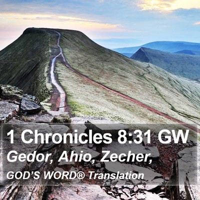 1 Chronicles 8:31 GW Bible Verse Image