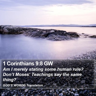 1 Corinthians 9:8 GW Bible Verse Image