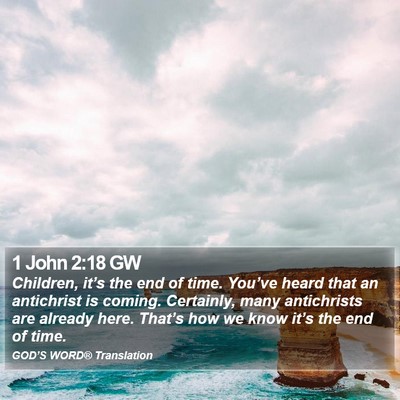 1 John 2:18 GW Bible Verse Image