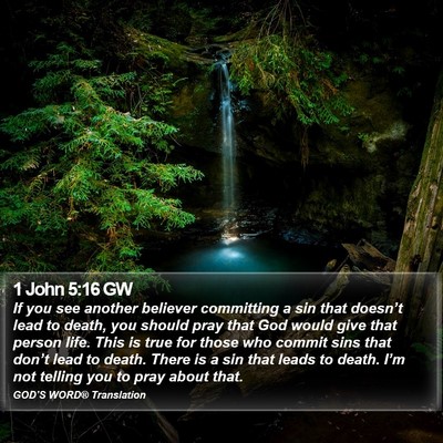 1 John 5:16 GW Bible Verse Image
