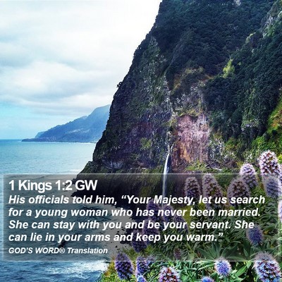1 Kings 1:2 GW Bible Verse Image