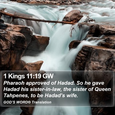 1 Kings 11:19 GW Bible Verse Image