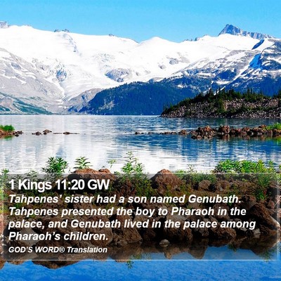 1 Kings 11:20 GW Bible Verse Image