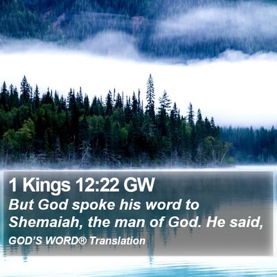 1 Kings 12:22 GW Bible Verse Image