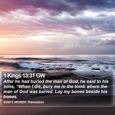 1 Kings 13:31 GW Bible Verse Image