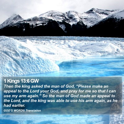 1 Kings 13:6 GW Bible Verse Image