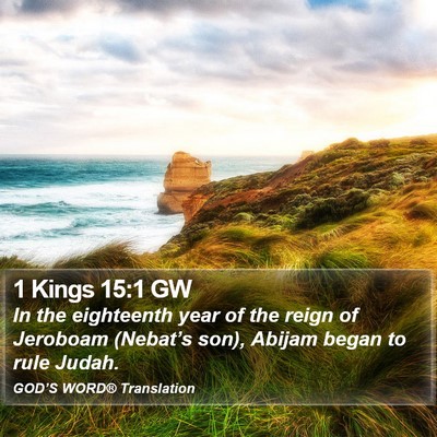 1 Kings 15:1 GW Bible Verse Image