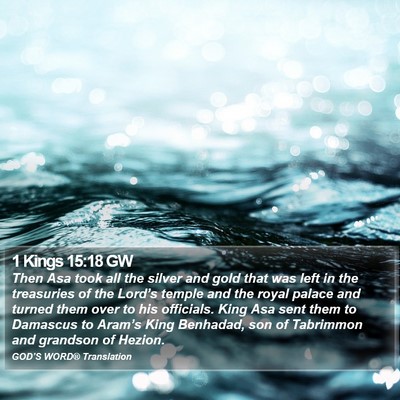 1 Kings 15:18 GW Bible Verse Image