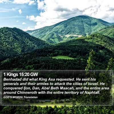 1 Kings 15:20 GW Bible Verse Image