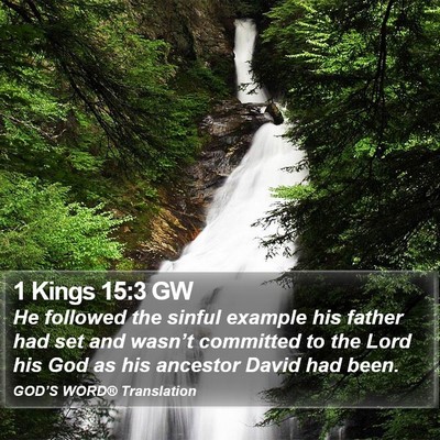 1 Kings 15:3 GW Bible Verse Image