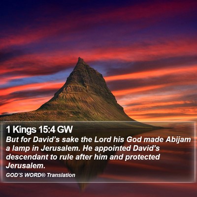 1 Kings 15:4 GW Bible Verse Image
