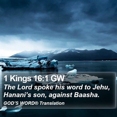 1 Kings 16:1 GW Bible Verse Image