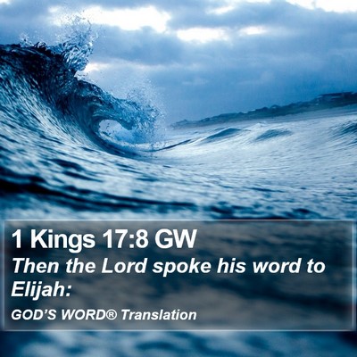 1 Kings 17:8 GW Bible Verse Image