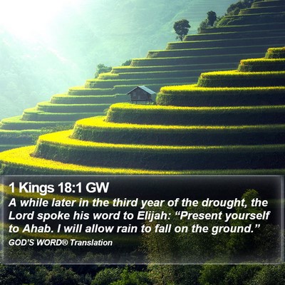 1 Kings 18:1 GW Bible Verse Image