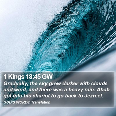 1 Kings 18:45 GW Bible Verse Image