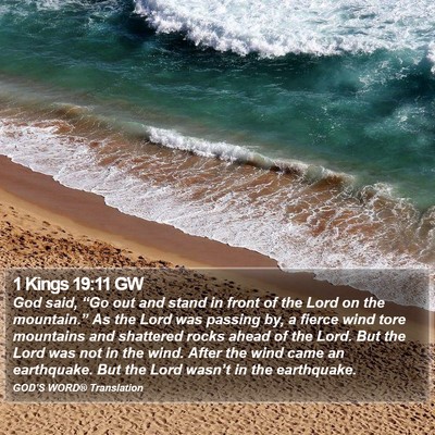 1 Kings 19:11 GW Bible Verse Image