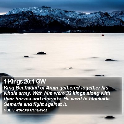 1 Kings 20:1 GW Bible Verse Image