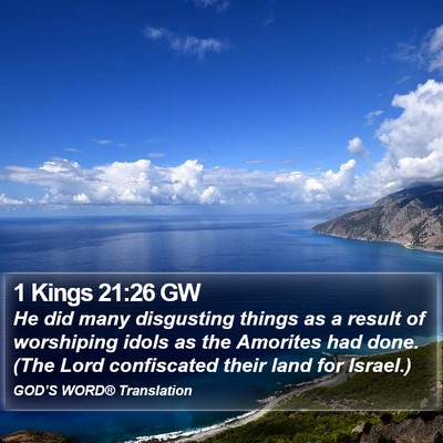 1 Kings 21:26 GW Bible Verse Image