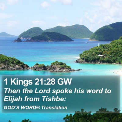 1 Kings 21:28 GW Bible Verse Image