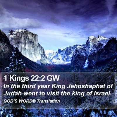 1 Kings 22:2 GW Bible Verse Image