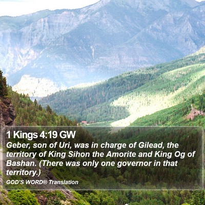 1 Kings 4:19 GW Bible Verse Image