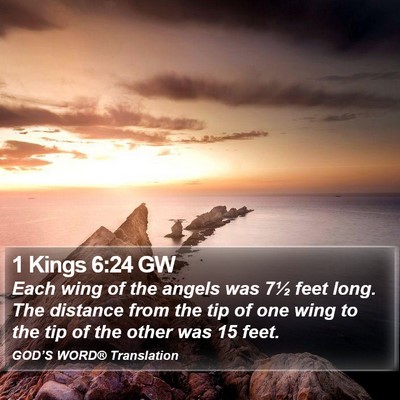 1 Kings 6:24 GW Bible Verse Image