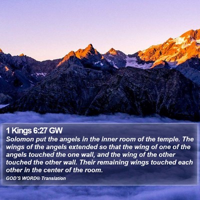 1 Kings 6:27 GW Bible Verse Image