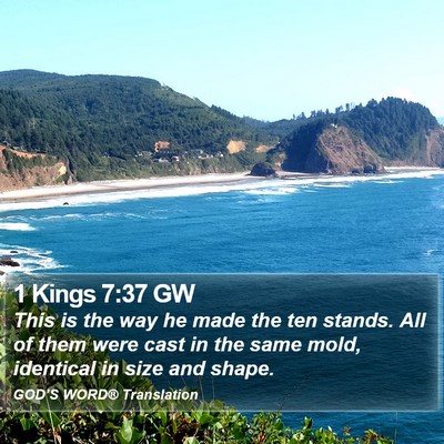 1 Kings 7:37 GW Bible Verse Image
