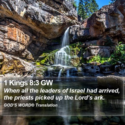 1 Kings 8:3 GW Bible Verse Image