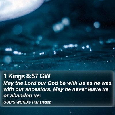 1 Kings 8:57 GW Bible Verse Image