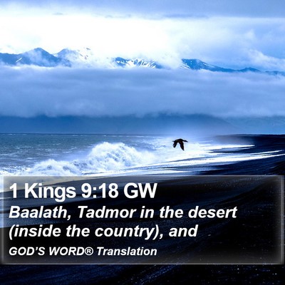 1 Kings 9:18 GW Bible Verse Image