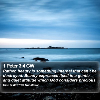 1 Peter 3:4 GW Bible Verse Image