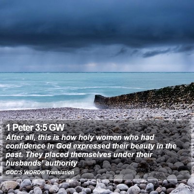 1 Peter 3:5 GW Bible Verse Image