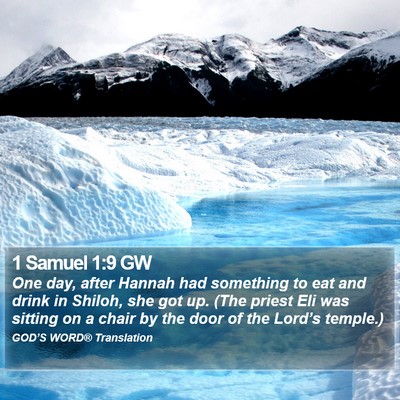 1 Samuel 1:9 GW Bible Verse Image