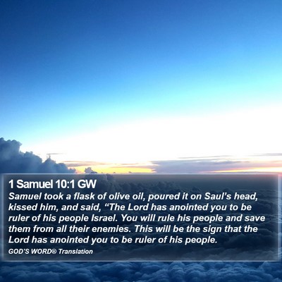 1 Samuel 10:1 GW Bible Verse Image