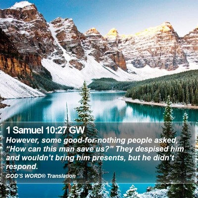 1 Samuel 10:27 GW Bible Verse Image