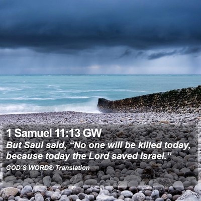 1 Samuel 11:13 GW Bible Verse Image