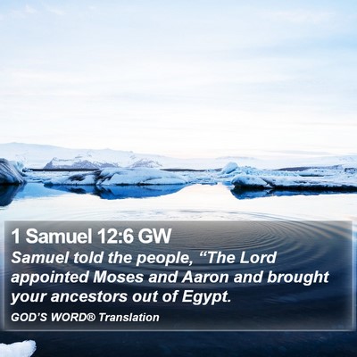 1 Samuel 12:6 GW Bible Verse Image