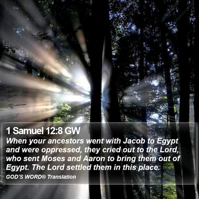 1 Samuel 12:8 GW Bible Verse Image