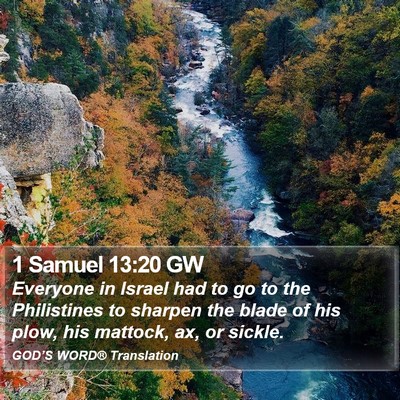 1 Samuel 13:20 GW Bible Verse Image