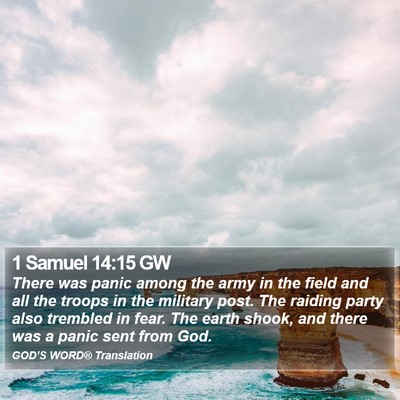1 Samuel 14:15 GW Bible Verse Image