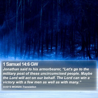 1 Samuel 14:6 GW Bible Verse Image