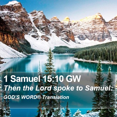 1 Samuel 15:10 GW Bible Verse Image