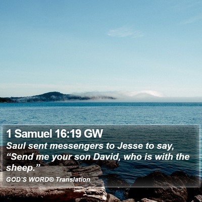1 Samuel 16:19 GW Bible Verse Image