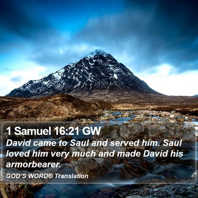 1 Samuel 16:21 GW Bible Verse Image