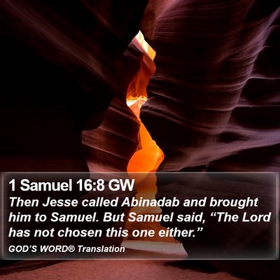 1 Samuel 16:8 GW Bible Verse Image