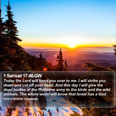 1 Samuel 17:46 GW Bible Verse Image