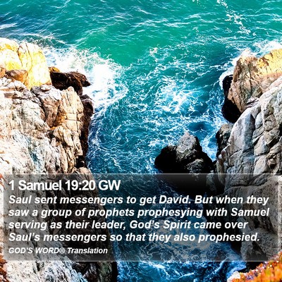 1 Samuel 19:20 GW Bible Verse Image
