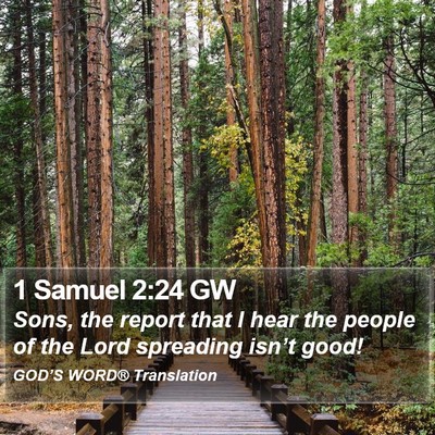 1 Samuel 2:24 GW Bible Verse Image