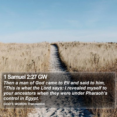 1 Samuel 2:27 GW Bible Verse Image